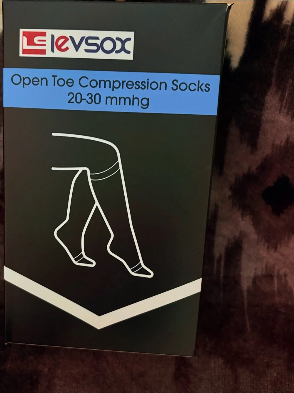 LEVSOX Open Toe Compression Socks Unisex